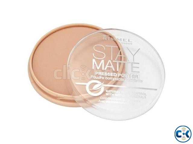 Rimmel Stay Matte Pressed Powder Silky Beige large image 0