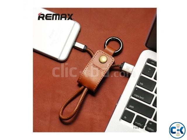 Remax Metal Key chain Data Charger Cable large image 0