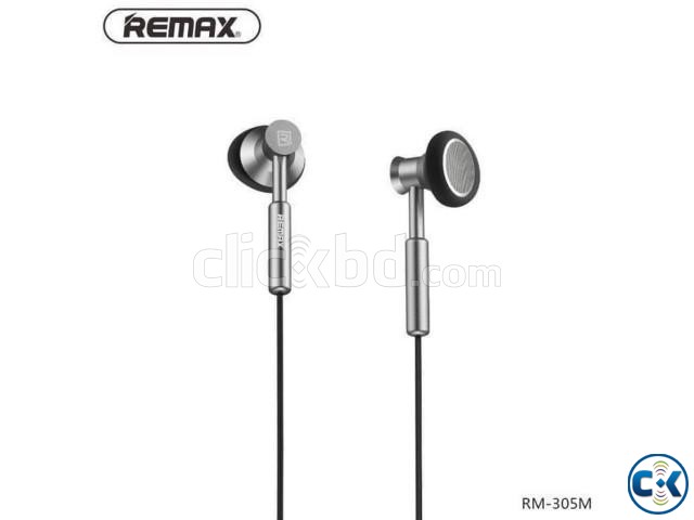 REMAX 305M Metal Sport Earphone with Microphone large image 0