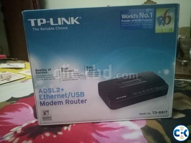 TP-LINK ADSL2 Ethernet USB Modem Router large image 0