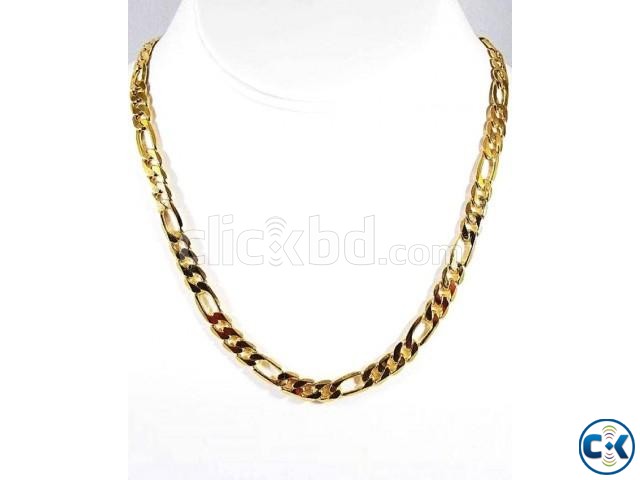Gold Plated Men s Chain Necklace large image 0