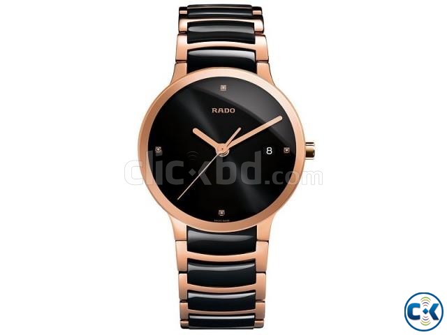 Rado Centrix Jubil Watch Rose Black large image 0