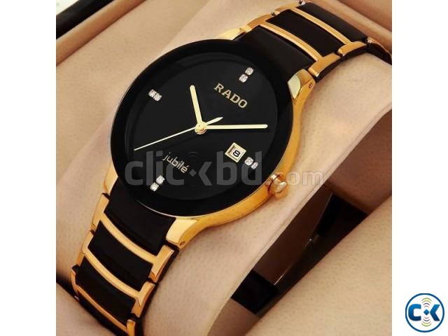 Rado Centrix Jubil Watch Golden Black large image 0