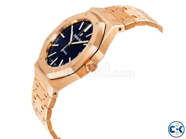 Audemars Piguet 15400 Royal Oak Selfwinding Rose Black Watch large image 0