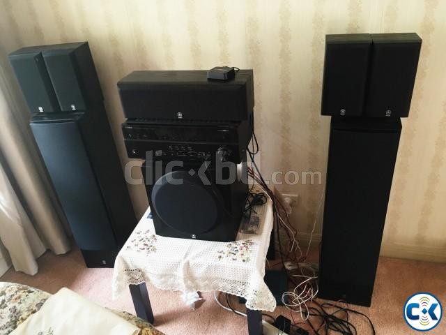 Yamaha 7.1 surround sound system. large image 0