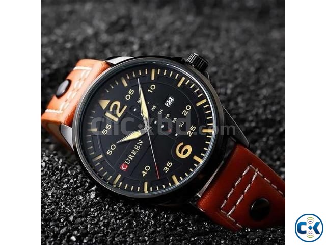 Curren 8224 Men Leather Strap large image 0