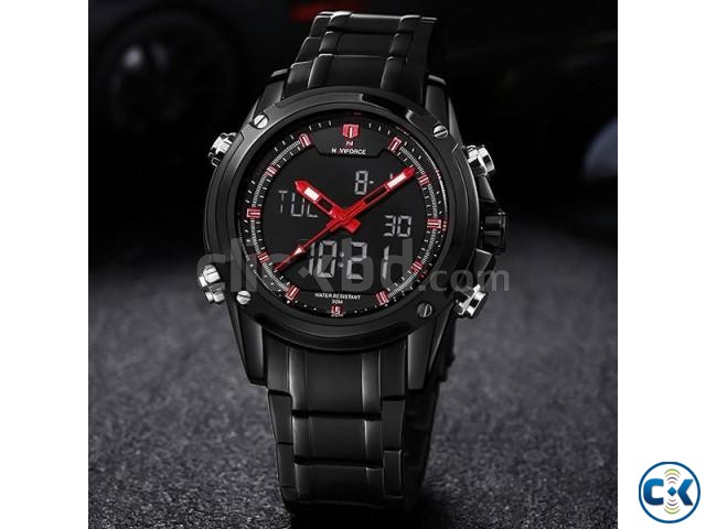 NAVIFORCE 9050 Full Steel Military Sport Watch large image 0