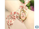 Cloth Belt Designer Ladies Watch