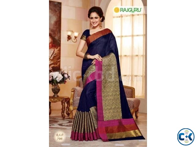 Original Rajguru Silk Katan Saree -1pc large image 0