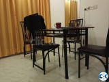 Dining table with four chairs