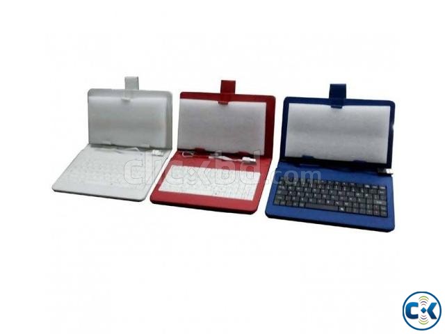 Keyboard with Leather Tab Case 7 Regular USB  large image 0