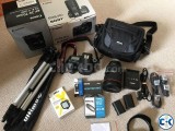 Complete Canon 80D DSLR camera.