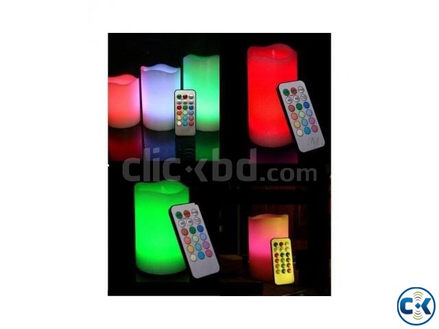 3 Pieces Flameless LED Candle large image 0