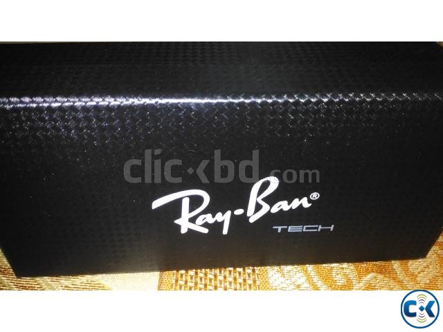 Ray ban wood frame glasses large image 0