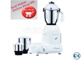 indian Orpat Kitchen Gold 3 Jar 750W Mixer Grinder