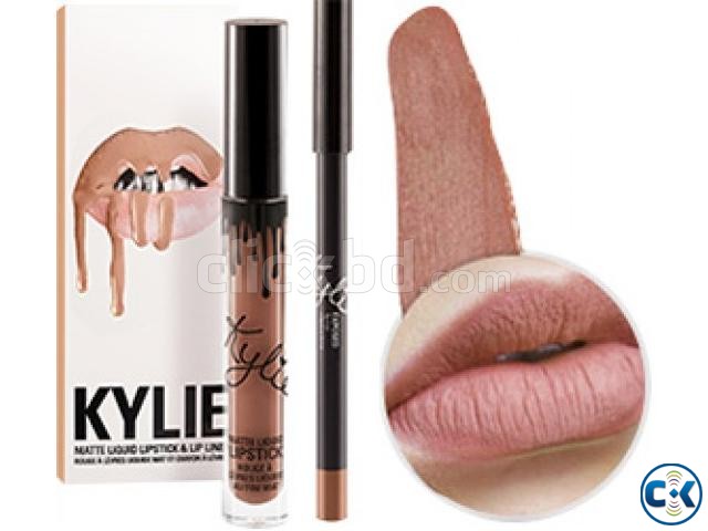 Kylie Lip Kit Matte Liquid Lipstick and Lip Liner - Candy K large image 0