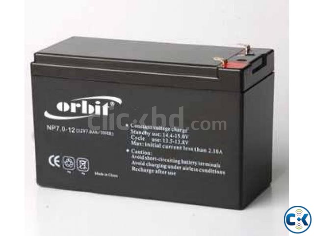 12V 7.5Ah Sealed Lead Acid Battery large image 0