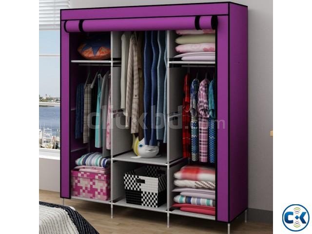 Portable China Fashion 3 door Wardrobe large image 0