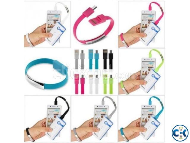 Bracelet Wristband USB Charger Data Sync Cable large image 0