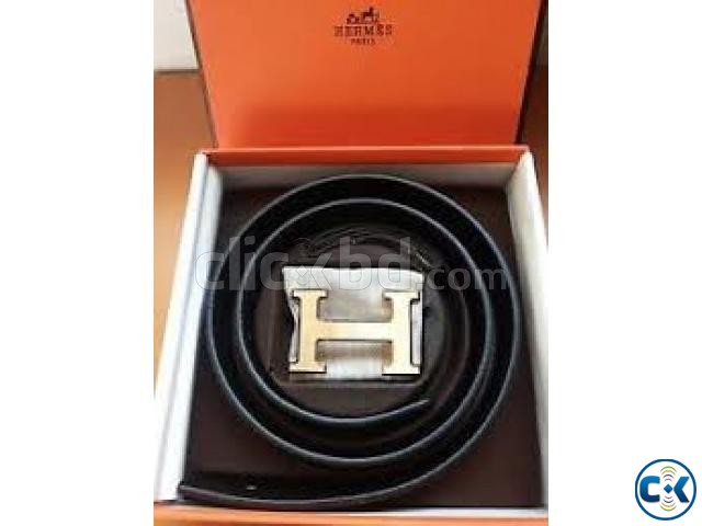 HERMES Belt intect box black large image 0