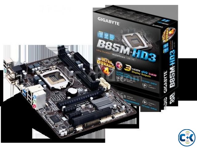 GIGABYTE GA-B85M Core i3-4130 3.40 GHz large image 0