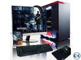 GAMING PC Core i3 4GB 250GB 17 LED