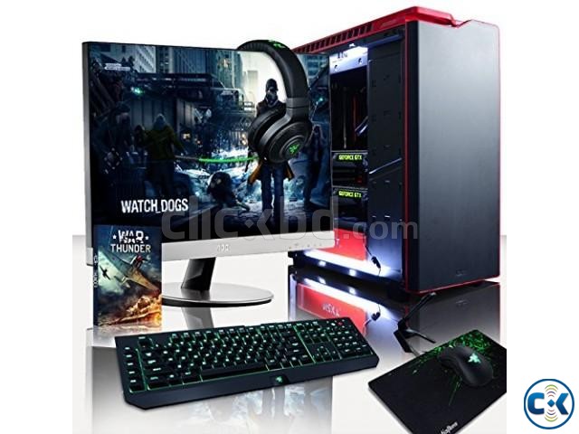 GAMING PC Core i3 4GB 250GB 17 LED large image 0