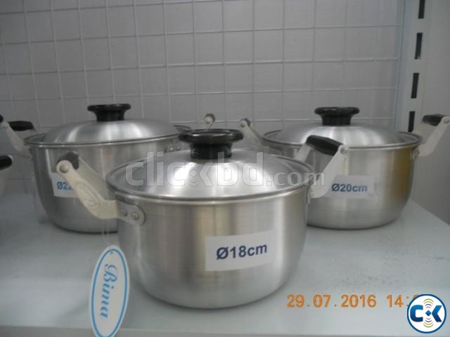 Cookwares non-stick aluminum stainless steel  large image 0