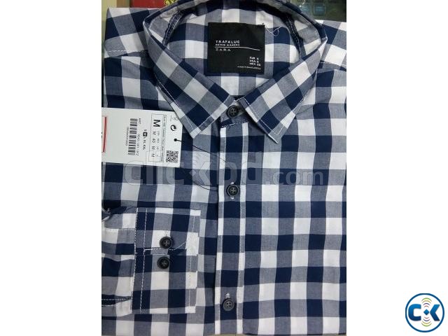 Stripe Men s cotton shirts large image 0