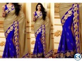 Indian Designer Georgette Embroidered Saree