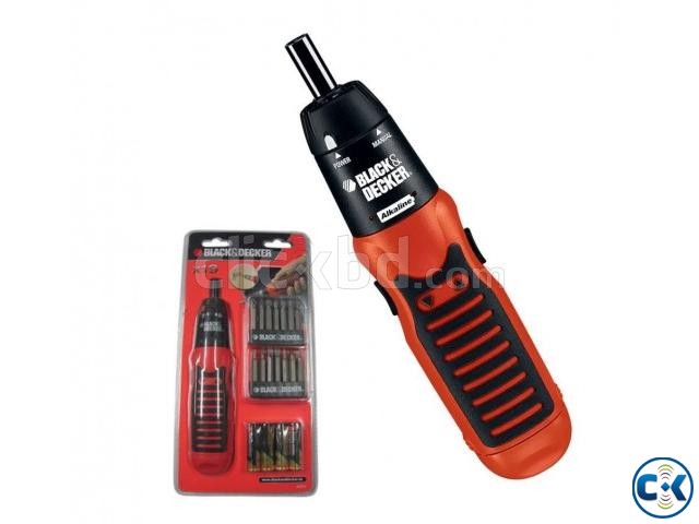 Black Decker Battery Powered Screwdriver A7073 by japan large image 0