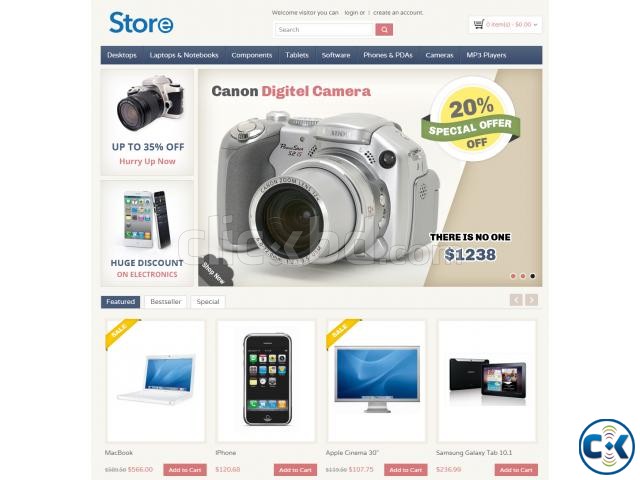 E-Commerce Business Website | ClickBD large image 0