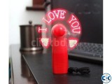 I LOVE YOU Led mini Fan