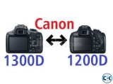 Canon EOS 1300D 18MP DIGIC 4 Budget DSLR Camera