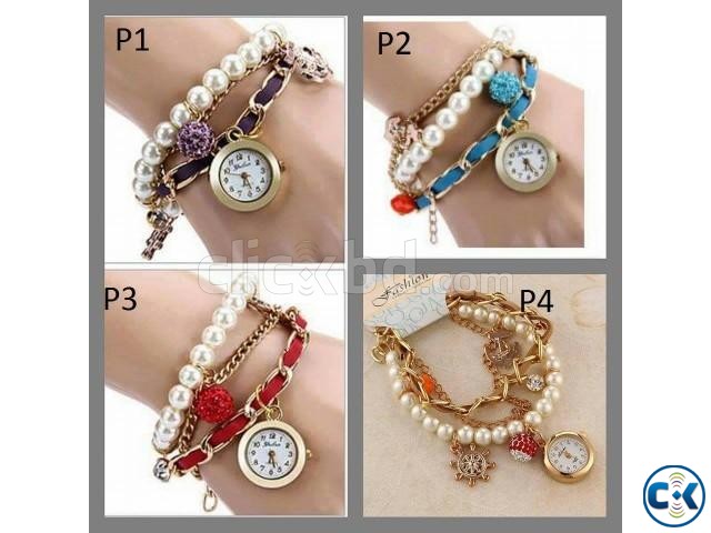 Love and Eiffel Fashion Bracelet Watch large image 0