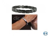 MENS JEWELRY ENERGY MAGNETIC CERAMIC TITANIUM BRACELET