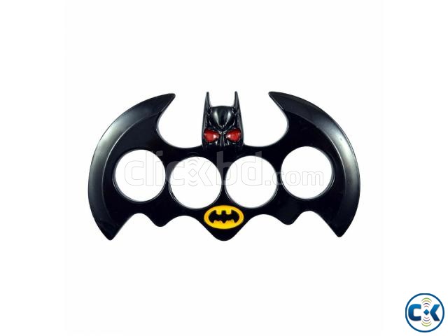 Batman Brass Knuckle Dusters - Black large image 0