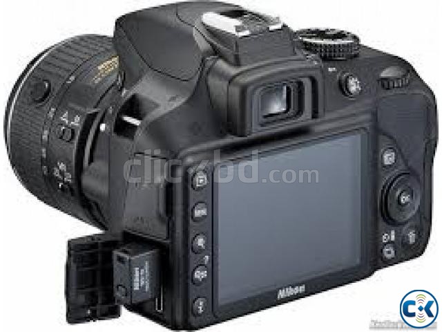 Nikon D3300 Black 24.2MP Wi-Fi 18-55mm Digital SLR Camera large image 0