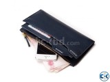 Bogesi Leather Black Color Men s Long Wallet