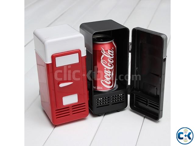 Portable Mini USB Office Desktop PC Car Fridge Refrigerator large image 0