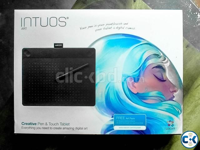 Wacom Intuos Art pen touch tablet medium size black  large image 0