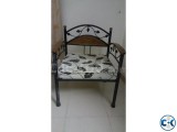 Single wrought iron sofa chair