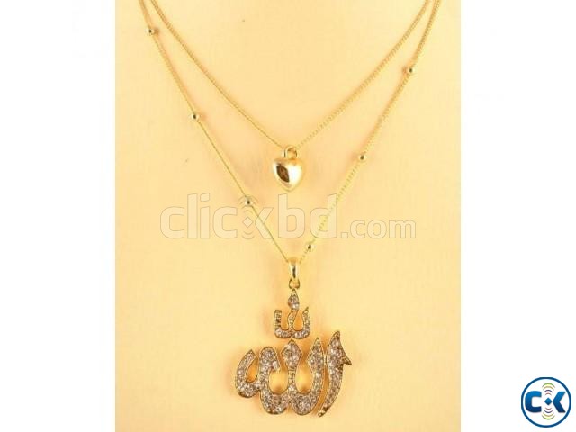 Women s Stone Crafted Necklace - Gold large image 0
