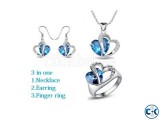 Titanic Heart Shaped Pendant Set