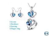 Titanic Heart Shaped Pendant Set