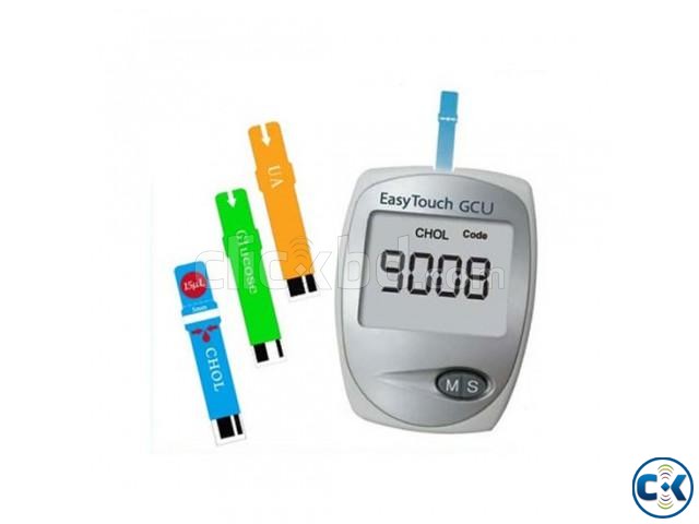 Blood Glucose Cholesterol Uric Test Meter large image 0