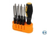 8 Pcs Screwdriver Set Head With Plastic Cover