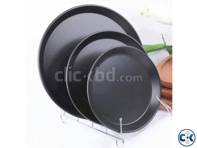 3 Pcs Pizza Pan Set large image 0