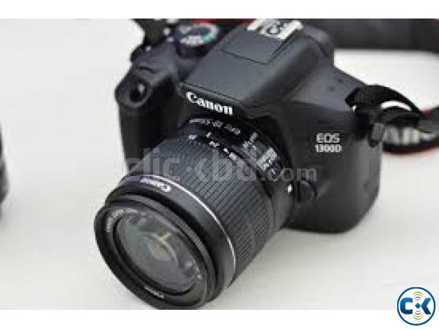 Canon EOS 1300D 18MP DIGIC 4 Budget DSLR Camera large image 0