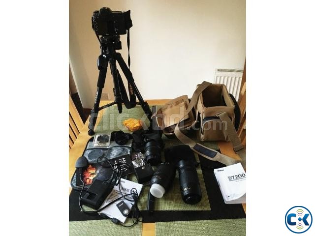 Nikon D7200 DSLR Camera and Len s. large image 0